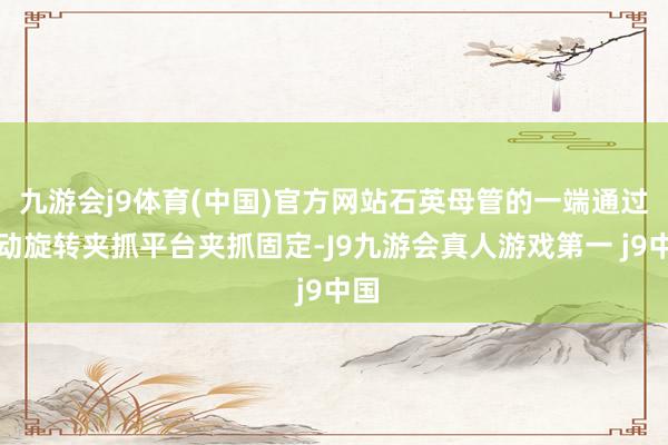 九游会j9体育(中国)官方网站石英母管的一端通过联动旋转夹抓平台夹抓固定-J9九游会真人游戏第一 j9中国